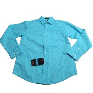 Dockers turquoise longsleeve button-down shirt 10